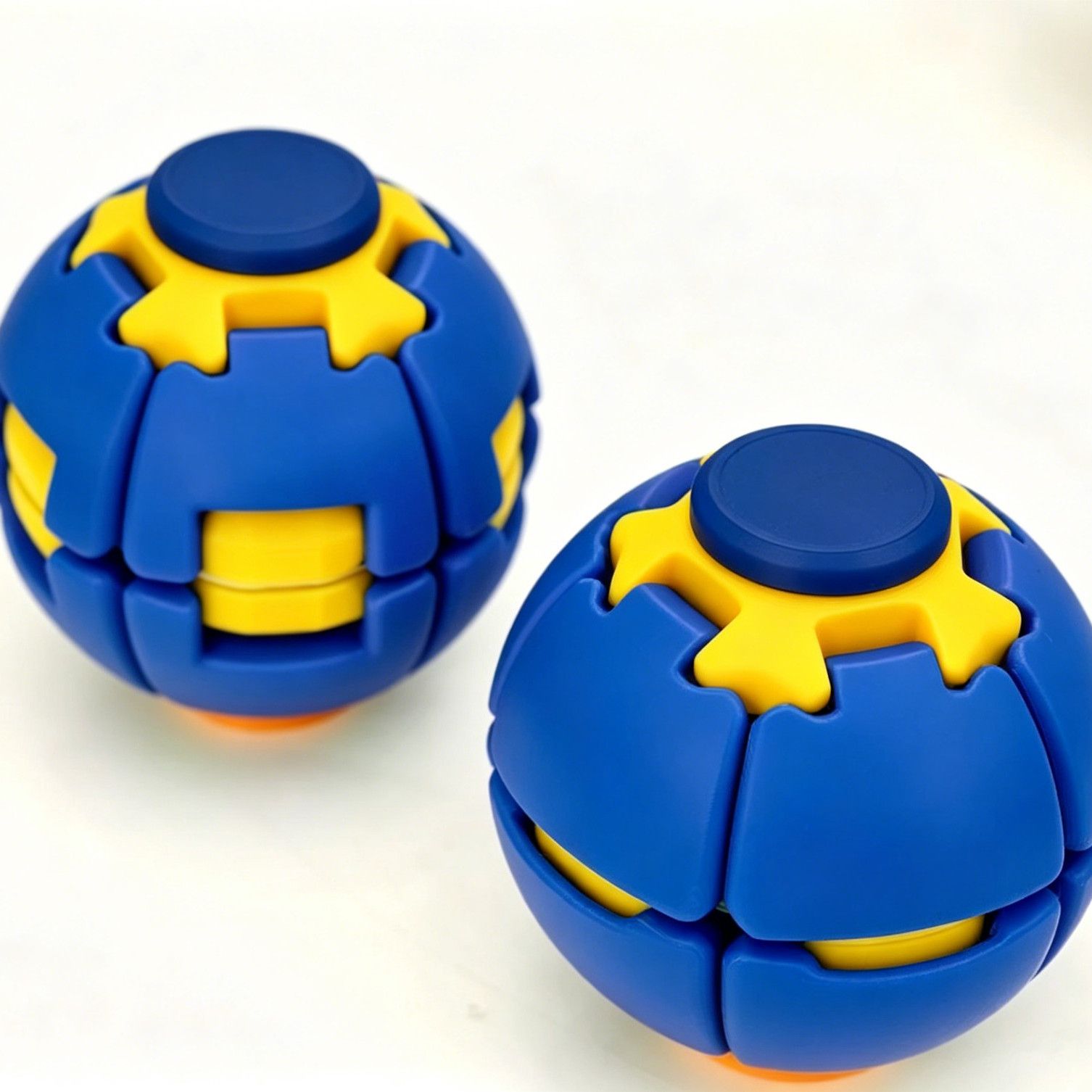 Rotating Hand Fidget Ball Toy, Spin & Twist Sensory Desk Toy for Stress Relief, Focus and Relaxation