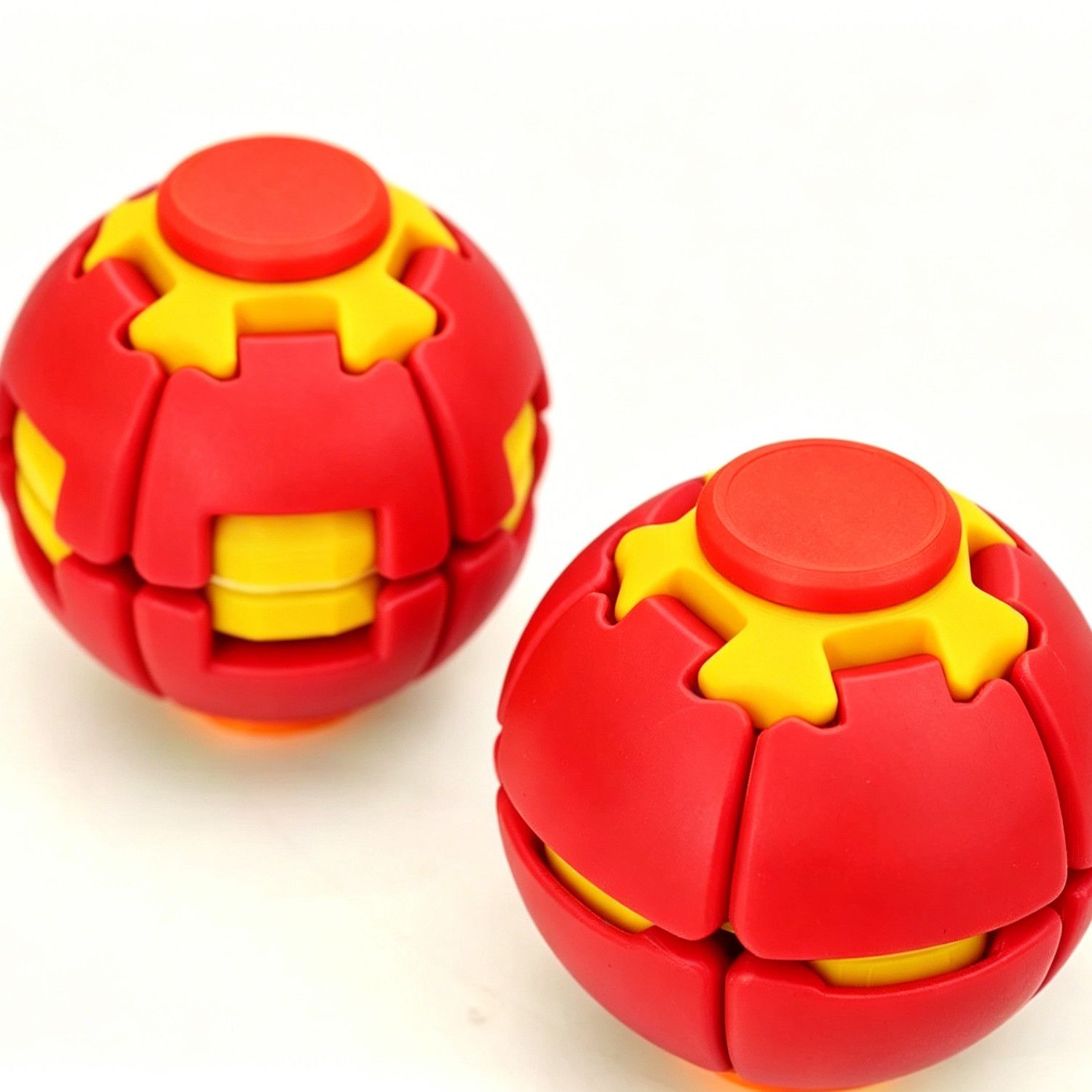 Rotating Hand Fidget Ball Toy, Spin & Twist Sensory Desk Toy for Stress Relief, Focus and Relaxation
