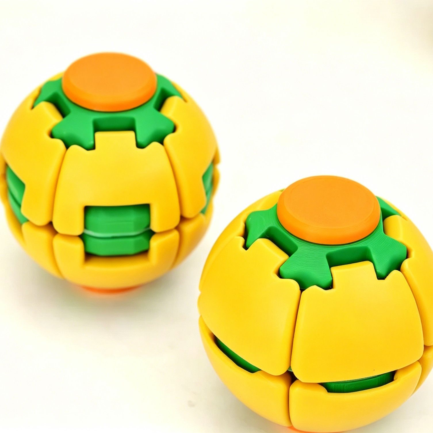 Rotating Hand Fidget Ball Toy, Spin & Twist Sensory Desk Toy for Stress Relief, Focus and Relaxation